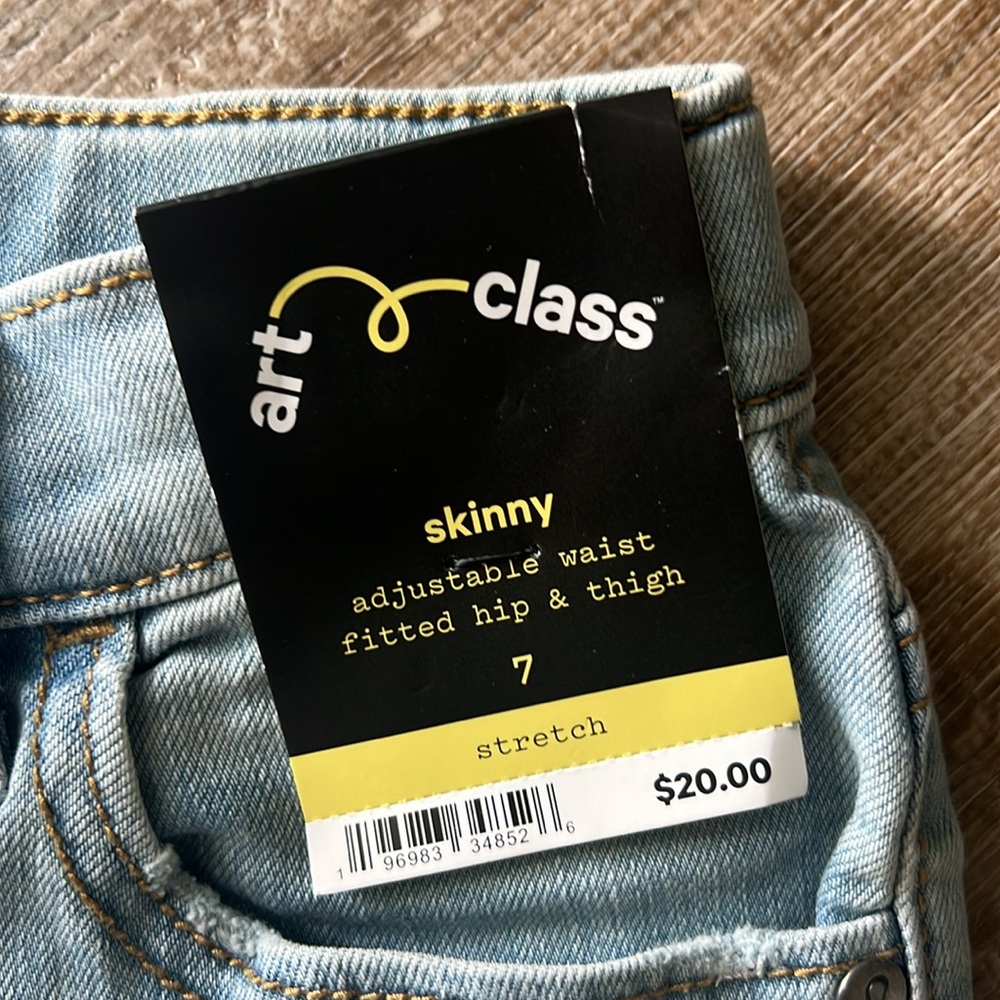 Art Class NWT Skinny Adjustable Waist Jeans size 7 - Picture 3 of 5